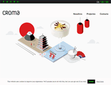 Tablet Screenshot of croma-studio.com